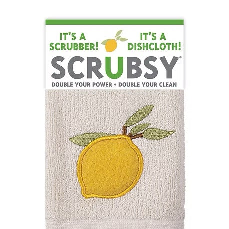 Mu Kitchen Scrubsy Dishcloth - Lemon Tree