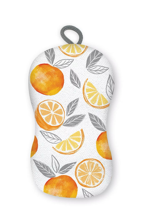 Mu Kitchen Designer Scrub Sponge - Orange Grove