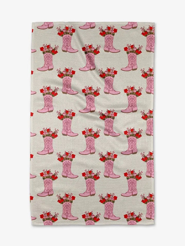 Geometry House Tea Towel - Cowgirl Boots