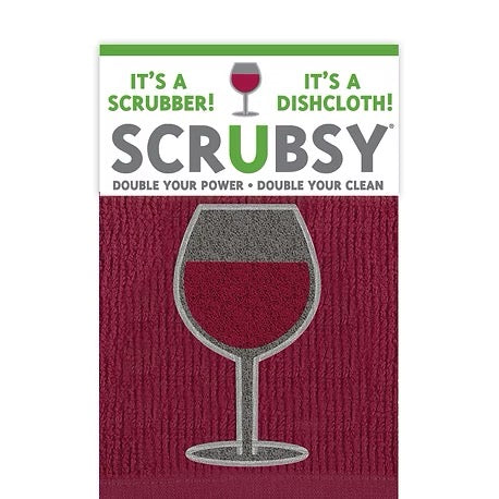 Mu Kitchen Scrubsy Dishcloth - Wine