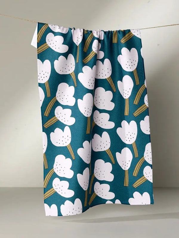 Geometry House Tea Towel -  Tulips