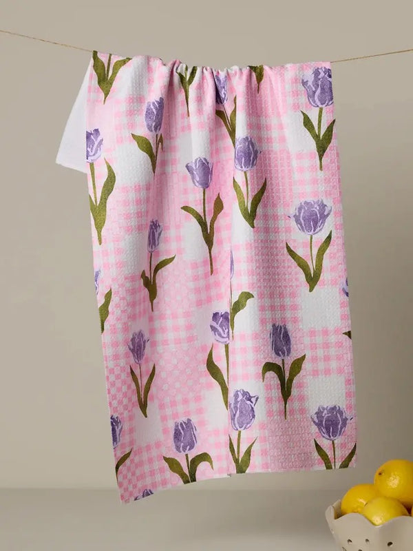 Geometry House Tea Towel -  Tulip Town