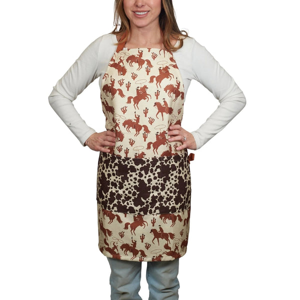 Once Again Home Attach and Go Apron - Rodeo