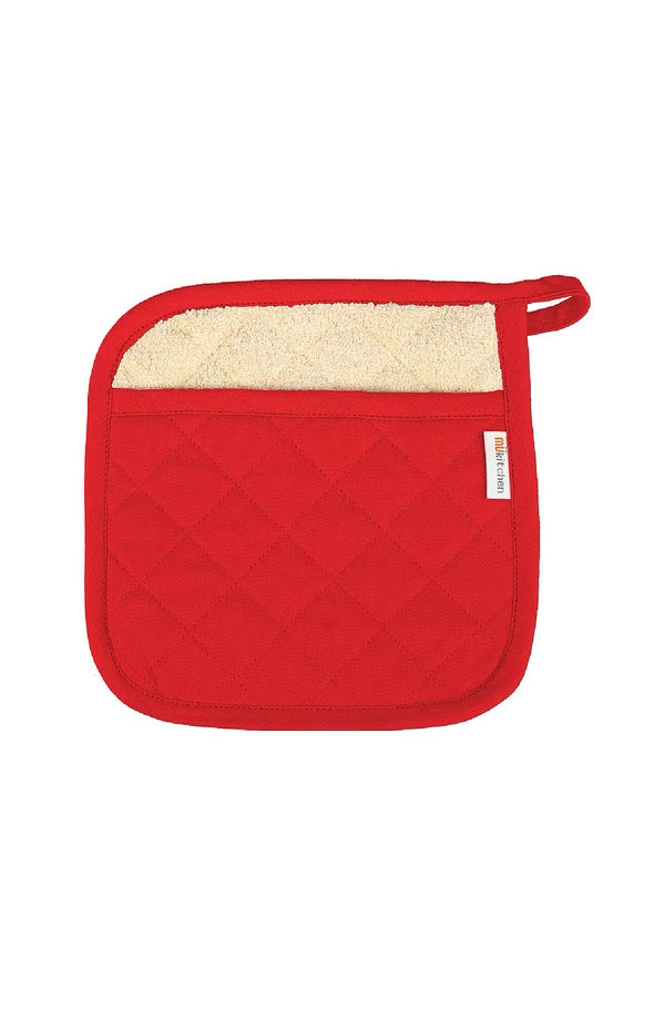 Mu Kitchen Classic Pocket Potholder - Crimson