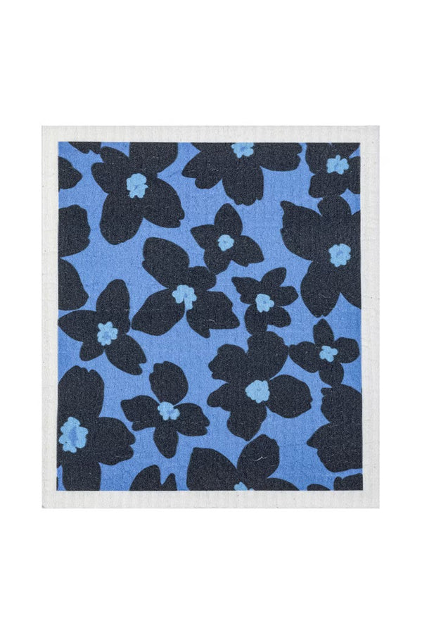 Mu Kitchen Designer Swedish Sponge Cloth - Periwinkle Floral