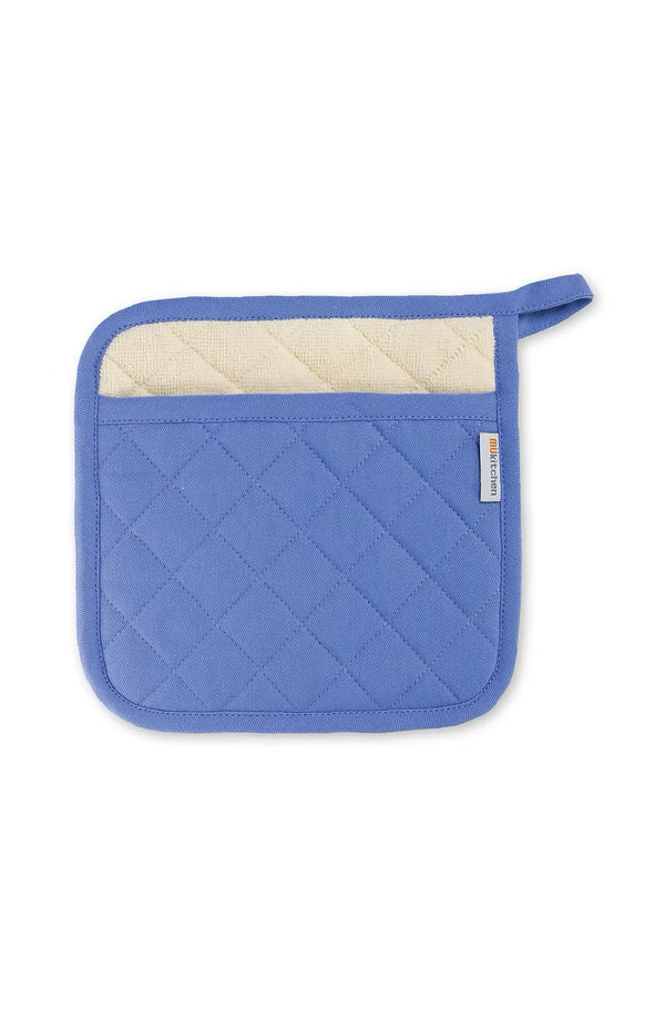 Mu Kitchen Classic Pocket Potholder - Seaside Blue