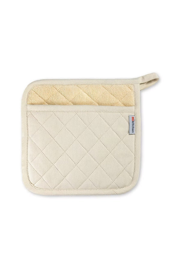 Mu Kitchen Classic Pocket Potholder - Linen