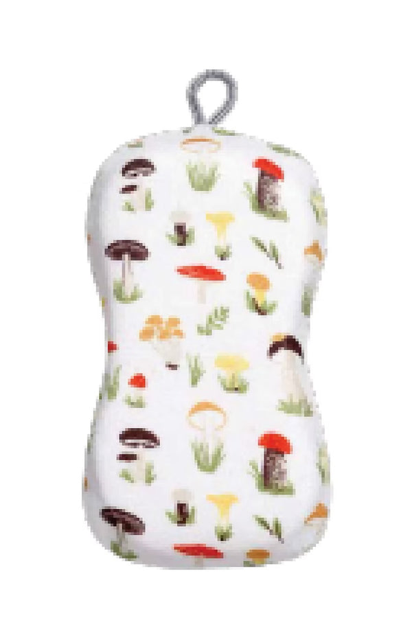 Mu Kitchen Designer Scrub Sponge - 'Shrooms