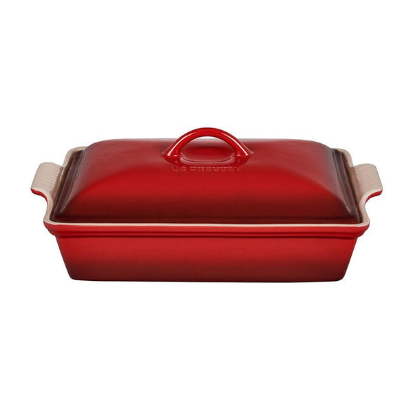 Le Creuset Heritage Rectangular Casserole - Cerise (Red)