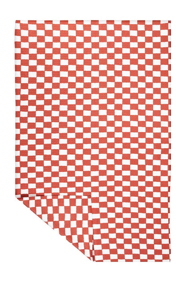 Mu Kitchen VIBE Kitchen Towel - Checker Red