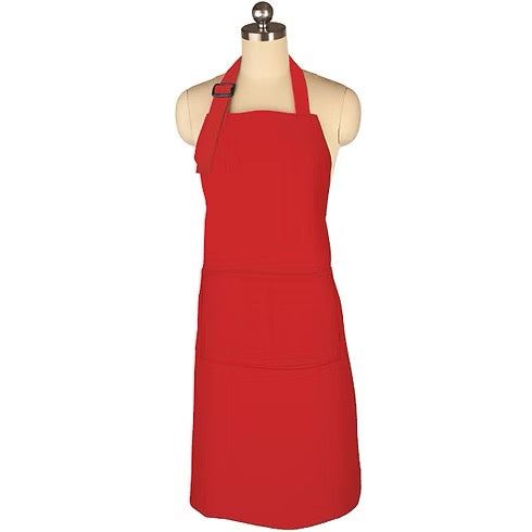 Mu Kitchen Adult Classic Chef's Apron - Crimson