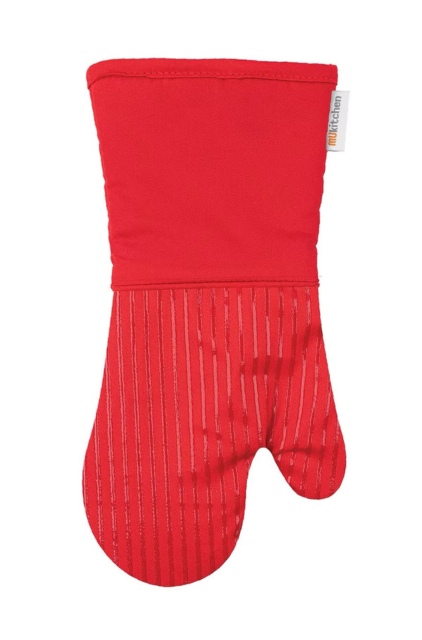 Mu Kitchen Silicone Oven Mitt - Fire (Red)