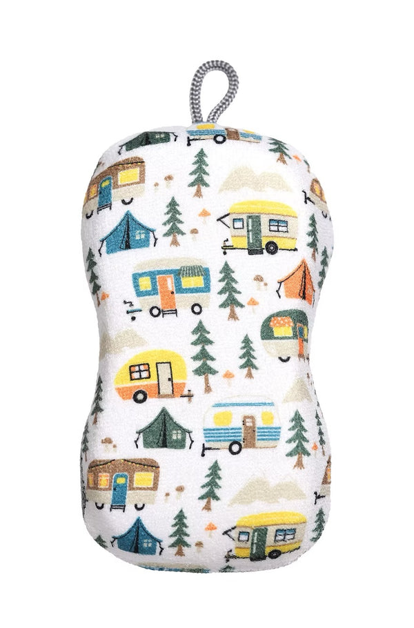 Mu Kitchen Designer Scrub Sponge - Happy Camper