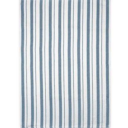 Mu Kitchen Basket Weave Towel - Tide