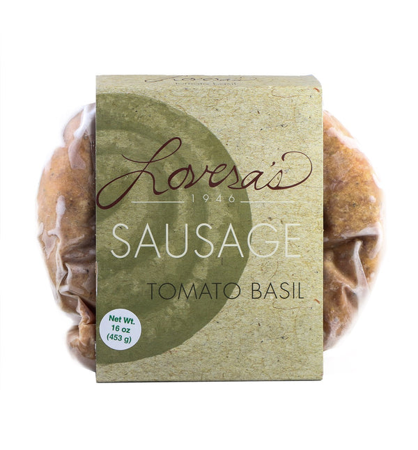 Lovera's Frozen Raw Italian Sausage - Tomato Basil 16oz