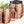 Load image into Gallery viewer, Oggi Hammered Moscow Mule Mug Set/2
