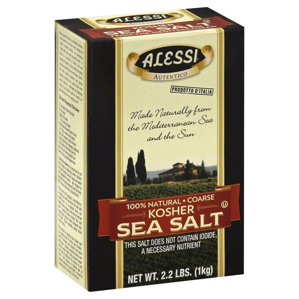 Alessi Kosher Sea Salt 1KG Box