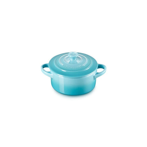 Le Creuset Stoneware Mini Round Cocotte - Caribbean