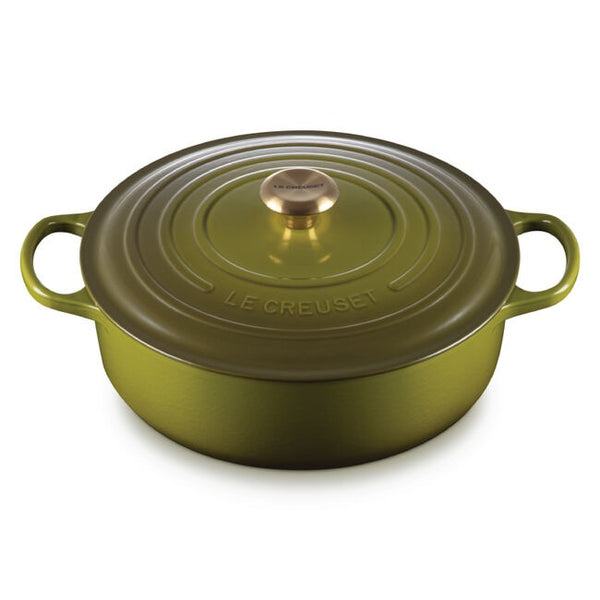 Le Creuset Signature 6.75qt Round Wide Dutch Oven - Olive