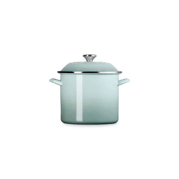 Le Creuset Carbon Steel 10qt Stockpot - Sea Salt