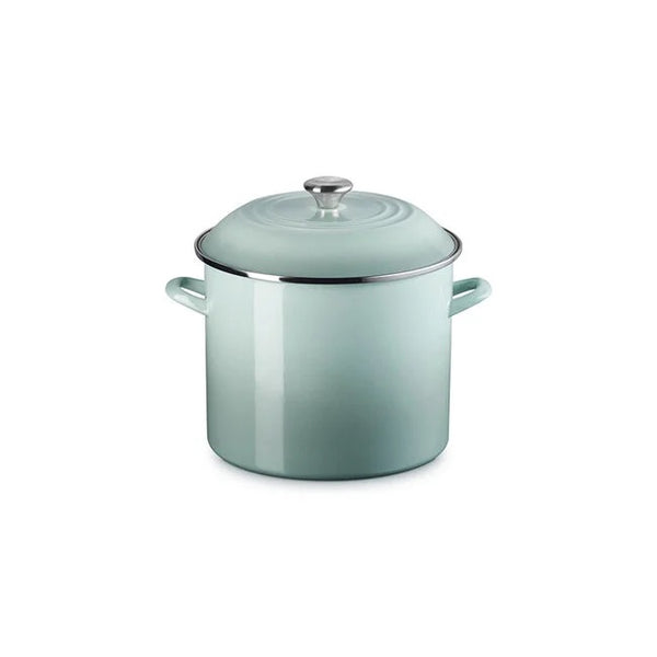 Le Creuset Carbon Steel 16qt Stockpot - Sea Salt