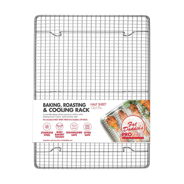 Fat Daddio's Stainless Steel 12" X 17" Cooling/Baking Rack