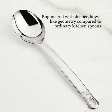 Hestan Provisions Stainless Steel 13" Deep Solid Spoon