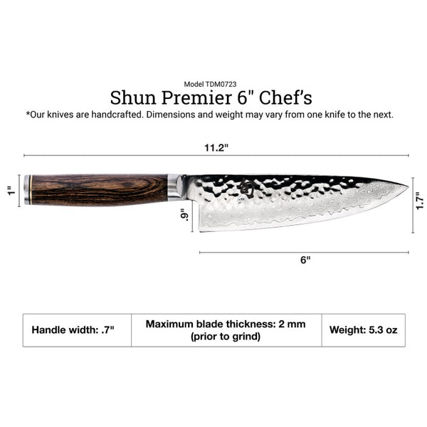 Shun Premier 6" Chef's Knife