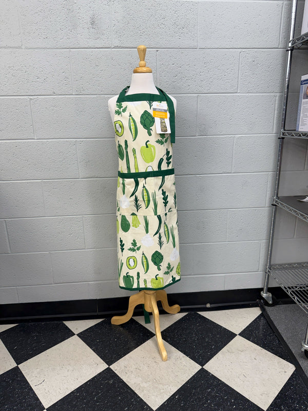 Mu Kitchen Adult Designer Chef's Apron - Vegetables