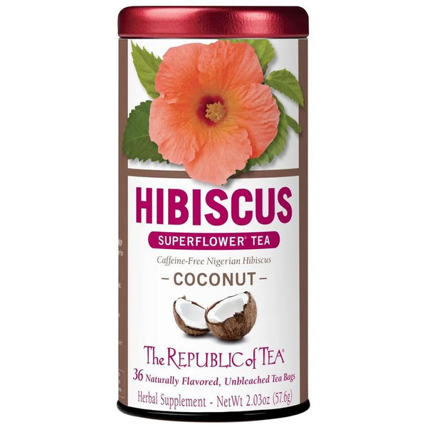 Republic of Tea Bags - Hibiscus Coconut