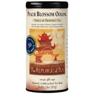 Republic of Tea Bags - Peach Blossom Oolong