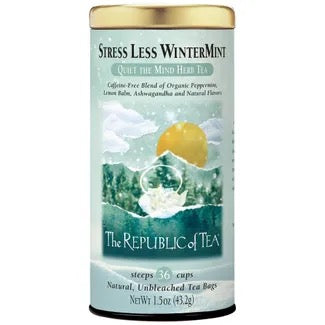 Republic of Tea Bags - Stress Less Winter Mint