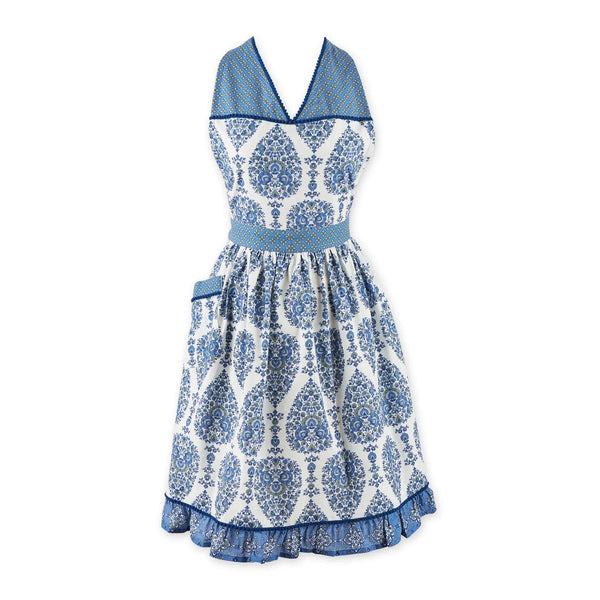 Design Imports Apron - Blue Ophelia