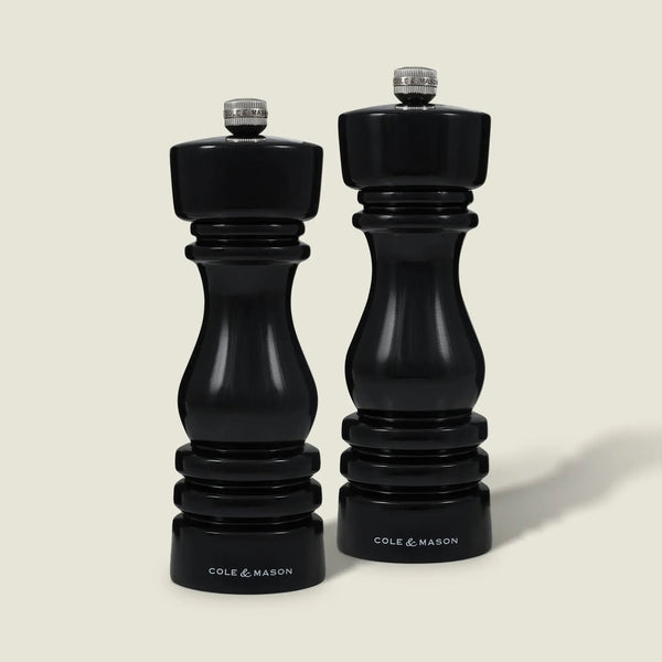 Cole & Mason London Salt & Pepper Mill - Black Gloss