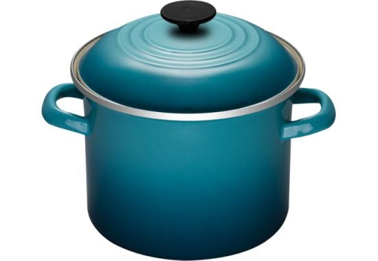 Le Creuset Carbon Steel 6qt Stockpot - Caribbean