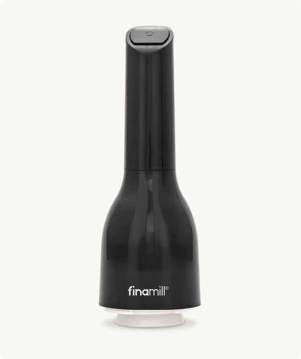 Finamill Rechargeable USB Spice Grinder W/ 2 Pods - Midnight Black