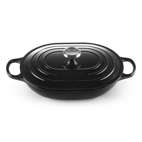 Le Creuset Signature Cast Iron 3.75qt Oval Casserole - Licorice