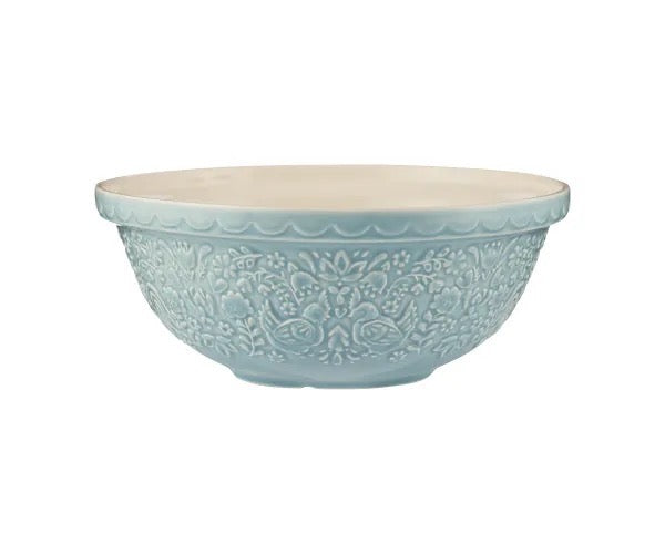 Mason Cash "Home to Roost" Mixing Bowl Size 18 - Blue