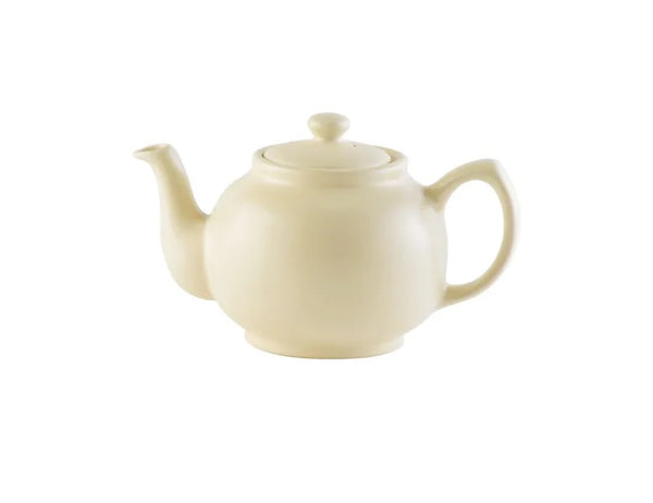 Price Kensington 6C (37oz) Teapot  - Matte Cream