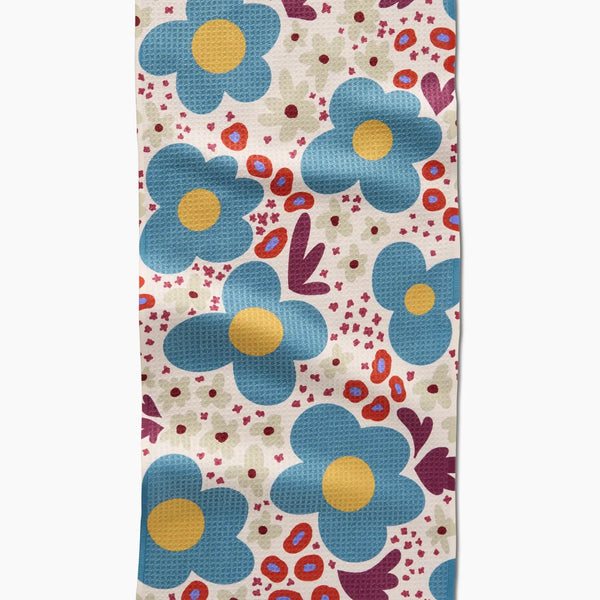 Geometry House Bar Towel - Modern Spring Floral
