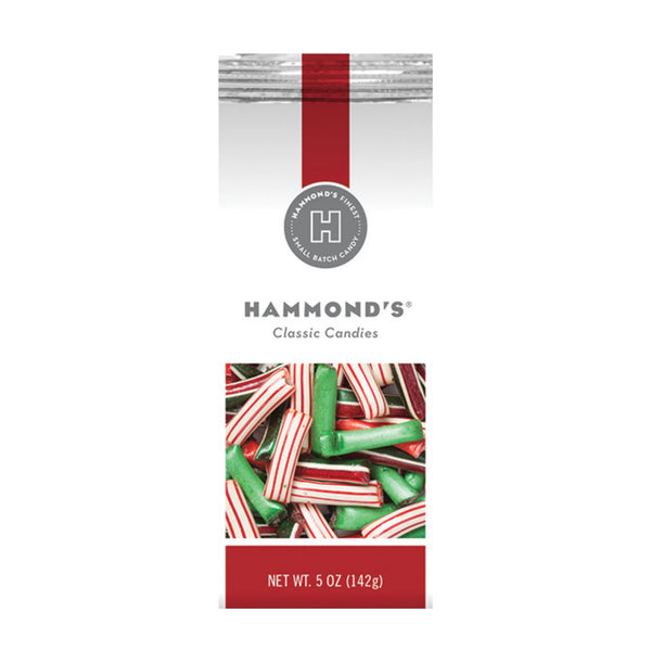Hammond's Filled Straws - Holiday Mix 5oz Bag