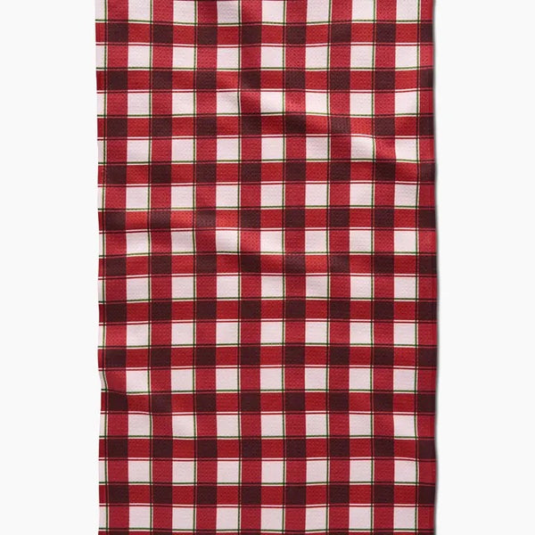 Geometry House Tea Towel - Jingle Plaid