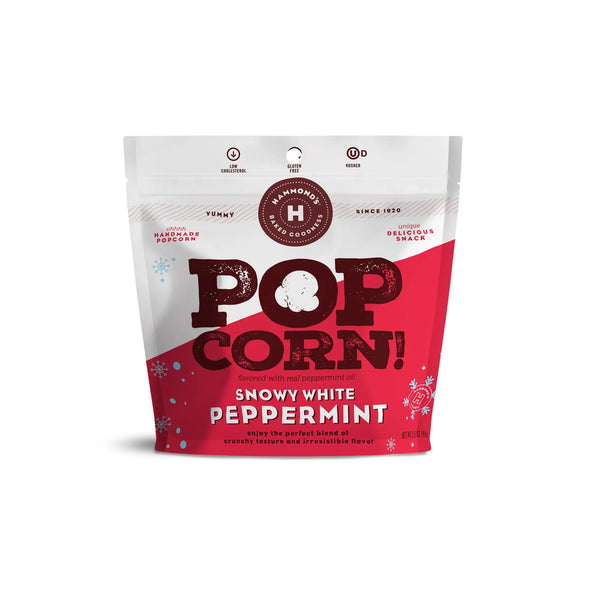 Hammond's Popcorn - White Chocolate Peppermint Crunch 3.5oz