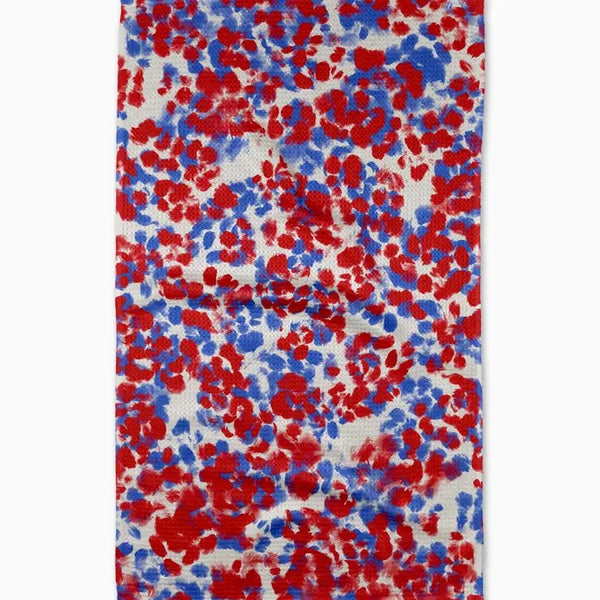 Geometry House Tea Towel - Fire Cracker