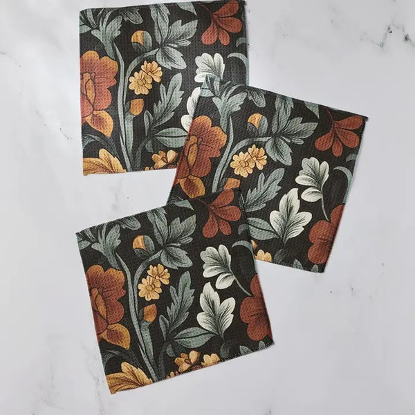 Geometry House 3pc Dish Cloth Set -Classic Floral