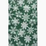 Geometry House Tea Towel - Snowy Days Green