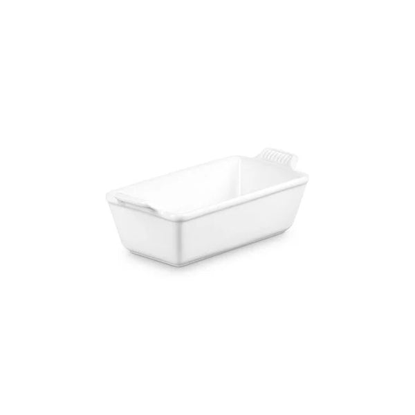 Le Creuset Heritage Stoneware 9" Loaf Pan - White
