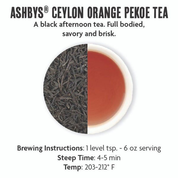 Ashby 4oz Loose Leaf Tea - Ceylon Orange Pekoe