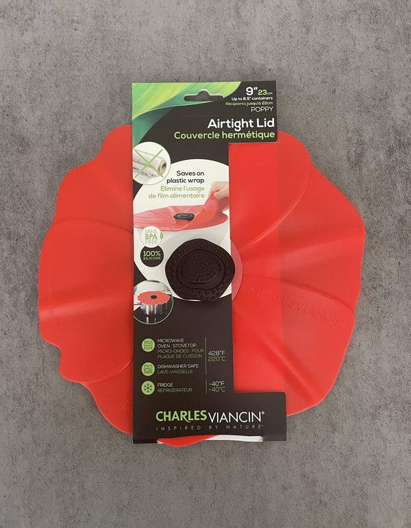 CV Lid 9" Poppy Silicone