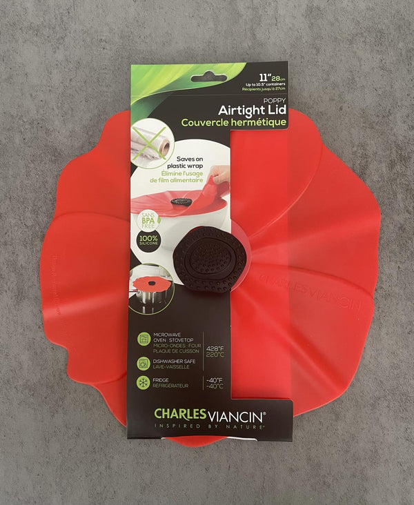 CV Lid 11" Poppy Silicone